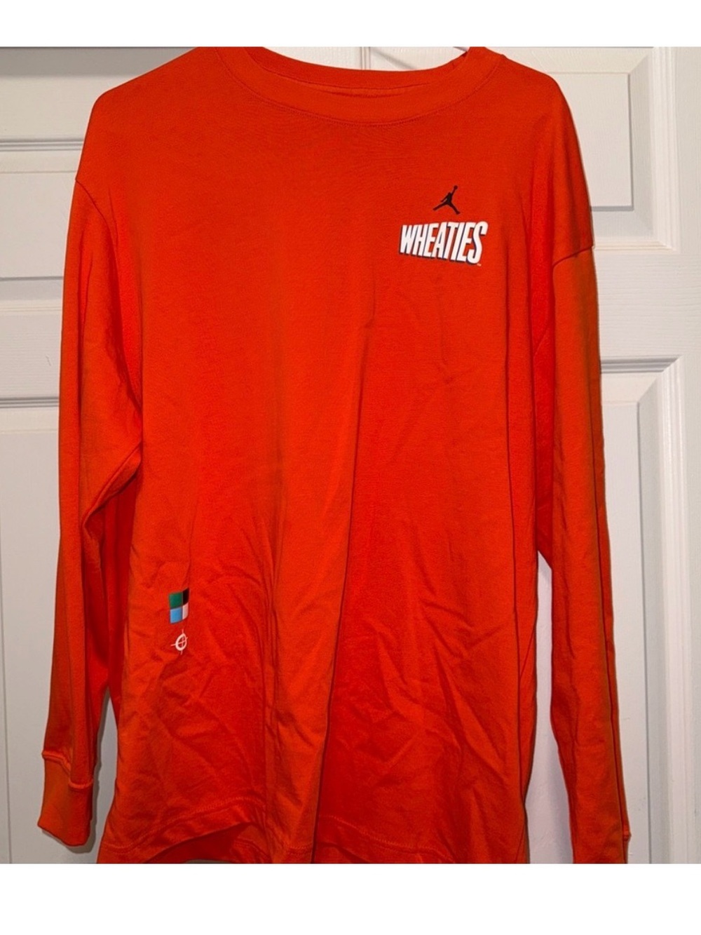 Jordan Orange Wheaties Long Sleeve Tee